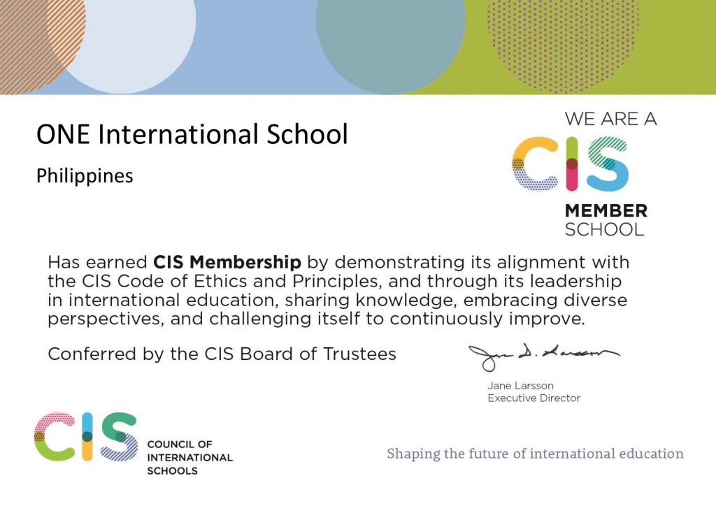 Qualified Member Of The Council of International Schools - OIS