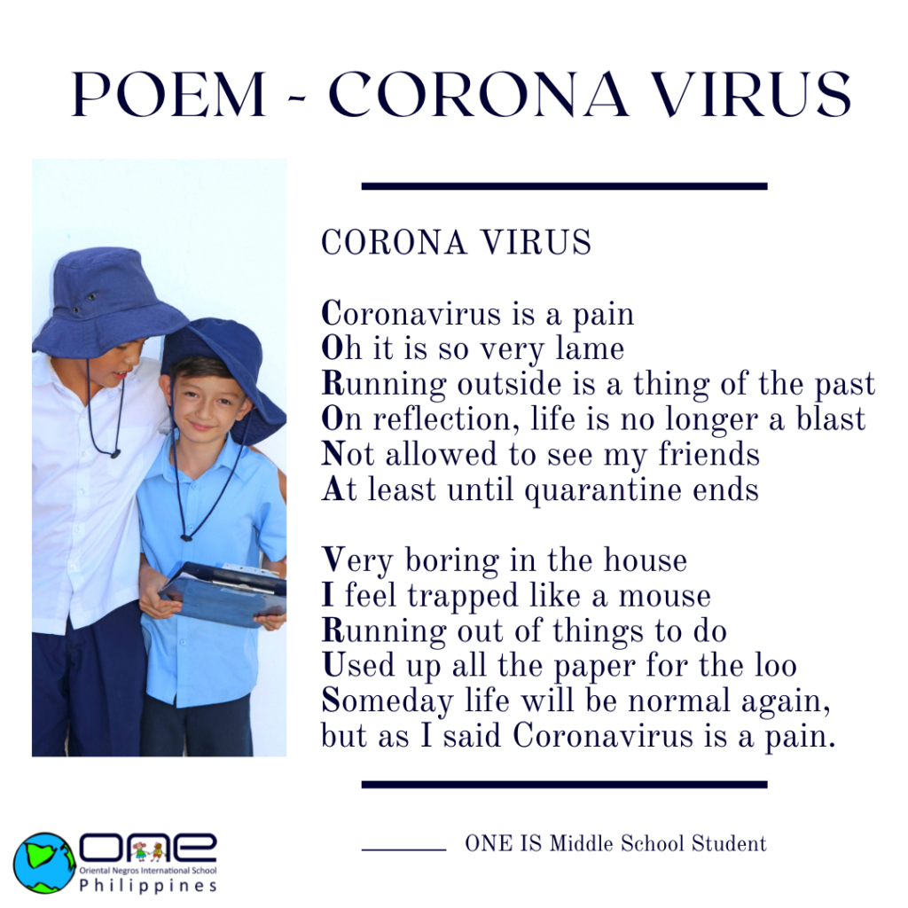Corona Virus Poem Blog - OIS